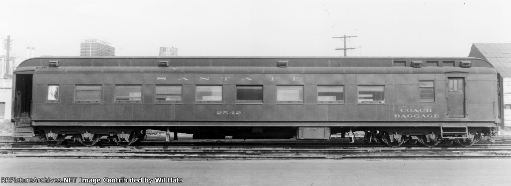 Santa Fe Baggage-Coach 2542